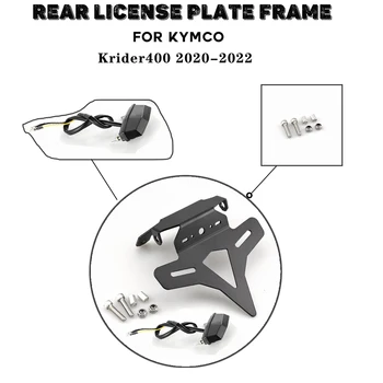 MKLIGHTECH Za KYMCO Krider400 2020-2022 registrske Tablice Držalo Zadaj Rep Okvir Fender Eliminator Nosilec