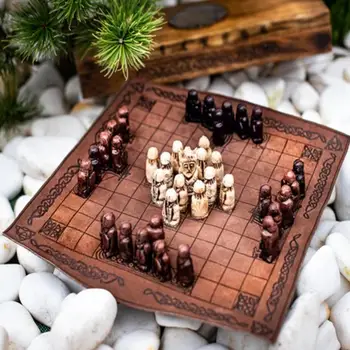 1 Nastavite Šah Igre Nastavite Umetno Usnje Šahovnice Smolo Šahovske Figure Strateška Igra Potovanja Chess Set Prenosni Šahovska Garnitura