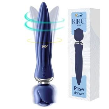Wibrator Rose palico Uredbe Dildo AV 124 klitoris stimulator vaginalne massager prostate 360 Rotacijski analni igrače erotična Za
