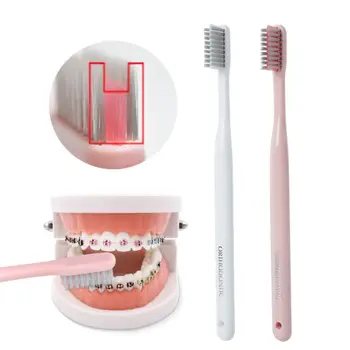 1PC zobna ščetka Za Ortodontsko Oklepaji Čiščenje Zobne Naramnicami Čiščenje Med Zobmi Krtačo