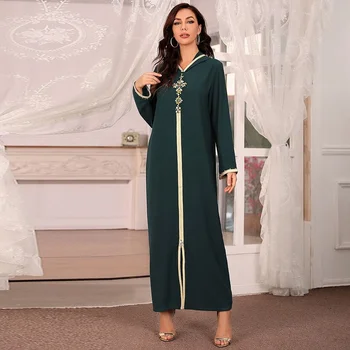 Turčija, Muslimani Moda Mrežasto Obleko Ženske 2022 Islam Oblačila Afriške Dolge Obleke, Abaya Dubaj Haljo Musulman Caftan Marocain Robe