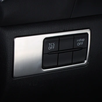 1pc Za Mazda CX-4 Meglo lučka za vklop bleščica iz Nerjavečega jekla, dekorativni okvir