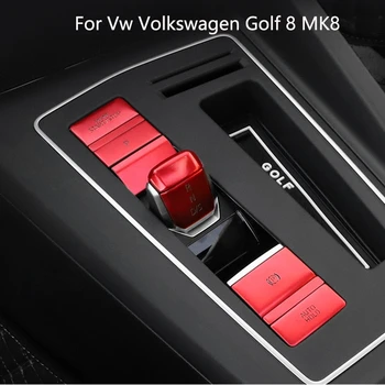 Za Vw Volkswagen Golf 8 MK8 Centralni Nadzorni Gumb Obliž Notranjost Deli Avto Nalepke Opremo Tuning Oprema za Avtomobile