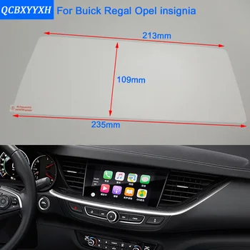 QCBXYYXH Za Opel Insignia Buick Regal Avto Styling GPS Navigacijski Zaslon Steklo Zaščitno folijo nadzorna plošča Zaslon Zaščitna folija