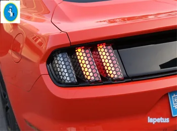 Yimaautotrims Auto Accessory Rep Luči Film Trim Lučka Za Kritje Prilepite Satja Modeliranje Trim Set Za Ford Mustang 2015 2016 2017