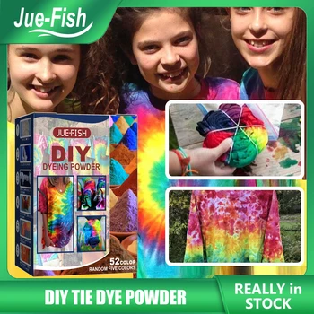 DIY Tie Dye Prahu Oblačilo Barvanje Pigmenti Tkanine, Okrasitev Tie Dye Kit Svetle Barve Varstvo Okolja Ročno Barve