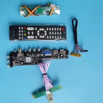 Za LP154WX4(TL)(B4)1440X900 plošča LCD TV svetilke Nadzor ler Odbor DVB-T2 HDMI je združljiv 1driver VGA, USB, AV RF 30pin DVB-T, DVB-C