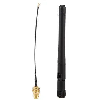 433Mhz Antena 3Dbi GSM RP-SMA Plug Gume Nepremočljiva Lorawan Antena + IPX, da SMA Majhne Kabel Podaljšek