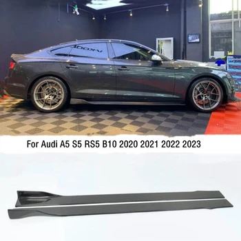 Za Audi A5 S5 RS5 B10 2020-2023 Pravi Ogljikovih Vlaken Strani Telesa Krilo Kit Lip Spojler Trim Razdelilniki Visoke Kakovosti Pribor