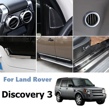 Črni Les Za Land Rover Discovery 3 LR3 2004-2009 Avto Črni Les Avto Notranje opreme Trim Okvir Pribor Chrome ABS h