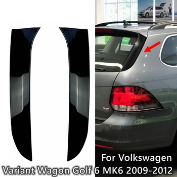 Zadnje Okno Strani Spojler Za Volkswagen Varianta Vagon Golf 6 MK6 2009-2012 ABS Strani Zadaj Spojler Canard Splitter Dodatki