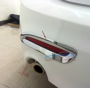 Za Mazda 3 2010-2015 Visoko kakovostne ABS Chrome zadnja svetilka za meglo dekorativni okvir anti-scratch varstvo avto dodatki