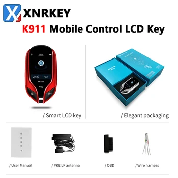 XNRKEY korejski/English K911 LCD Smart Key Universal Mobile Remote Avto Ključ za BMW Kia Benz VW Vstop brez ključa Anti-izguba