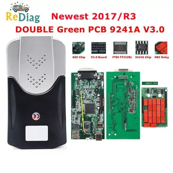 Multidiag Pro+ Bluetooth, združljiva 2017/R3 2016/R1 z brezplačno keygen V3.0 NEC releji 9241A DS150 PRO OBD2 Avtomobili, Tovornjaki