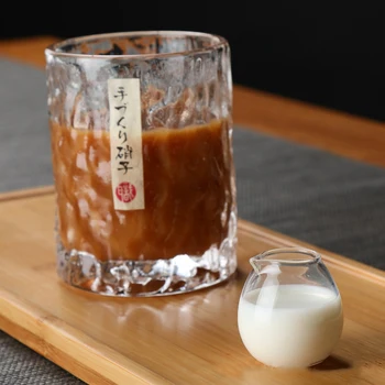20ML Transparentno Steklo Kava, Čaj, Pijače, Sladice Zajtrk Japonski Majhen Lonec Mleka Skodelico Kave Steklene Skodelice Drinkware