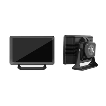 1080P Full HD Dash Cam Dvojno Objektiv Avto Video Snemalnik Vožnje Center Konzolo LCD Avto DVR Video Snemalnik Parkiranje Zaslon