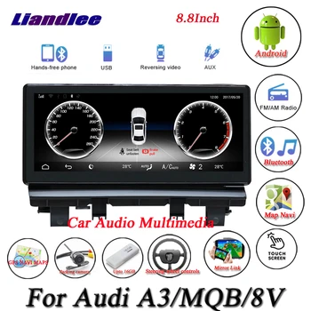 Avto Android Multimedijski Sistem Za Audi A3 MQB 8V 2012-2018 Radio, GPS Navigacija Igralec Carplay Androidauto HD Zaslon