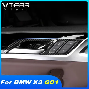 Vtear Notranja Vrata Ročaj Kritje Notranje zadeve ABS Dekoracija Plošče Trim Dodatki Avto Spremembo Delov Za BMW X3 G01 2018-2021