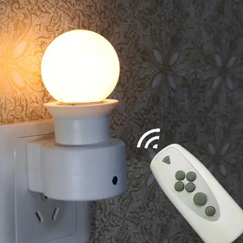 Inteligentni LED Daljinski upravljalnik Luči Spalnica Postelji Svetilko električno Vtičnico Priključite Night Light+Stikalo za Nastavitev Časa Trije načini Zatemnitev