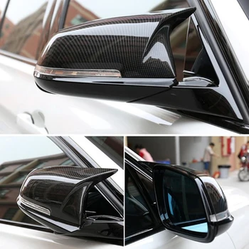 Seznanite z avtomobilom iz ogljikovih vlaken videz rearview mirror pokrov zaščitni pokrov za BMW F20 F22 F30 F31 F32 F33 F36 F34 F35