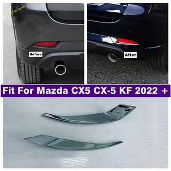 Chrome Zadnji Odbijač meglenke Svetilke Obrvi Pokrov Veke Obrvi Dekor Proge Kritje Trim Za Mazda CX-5 CX5 KF 2022 Dodatki