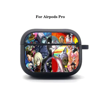 Anime Tengen Toppa AirPods Pro primeru Zajema Apple AirPods Pro Slušalke vrečko Mehko Silikonsko Bluetooth Zaščitne Slušalke Primeru