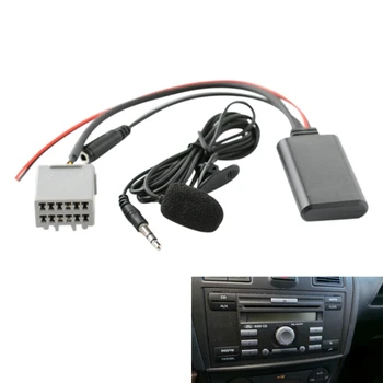 Avto Bluetooth 5.0 Aux Kabel Mikrofon za Prostoročno uporabo Mobilnega Telefona Brezplačno Klicanje Adapter za Ford Fiesta 2008-2010